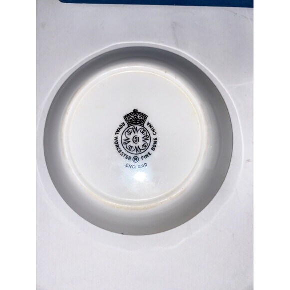 Royal Worcester Bone China Floral Trinket Dishes and Container/Vase - Picture 5 of 12